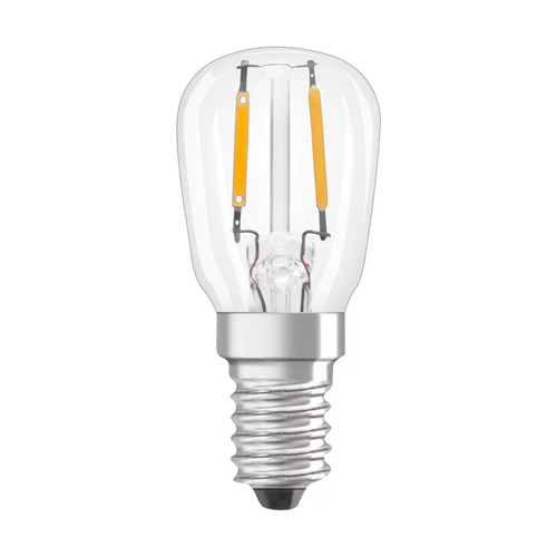 LED bulb E14, T26, 1.3W, 110lm, 2700K, filament