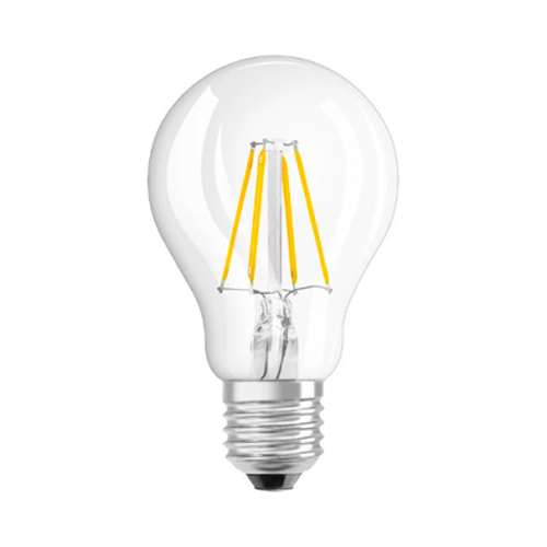 LED bulb E27, A60, 12W, 1521lm, 4000K, filament