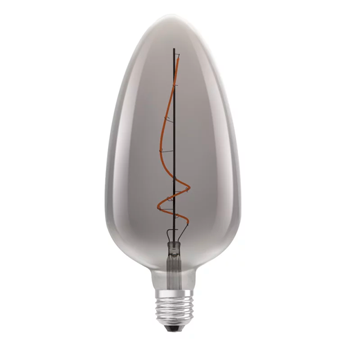 Vintāža stila LED spuldze E27, C125, 4W, 140lm, 1800K