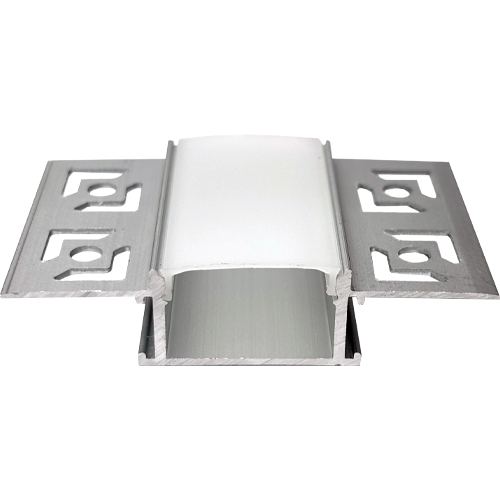 Anodized aluminum profile for 1-2 rows of LED strip HB-61X14