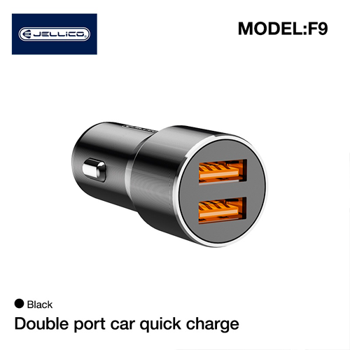Car charger 2 x USB A, 12-24V, 3A