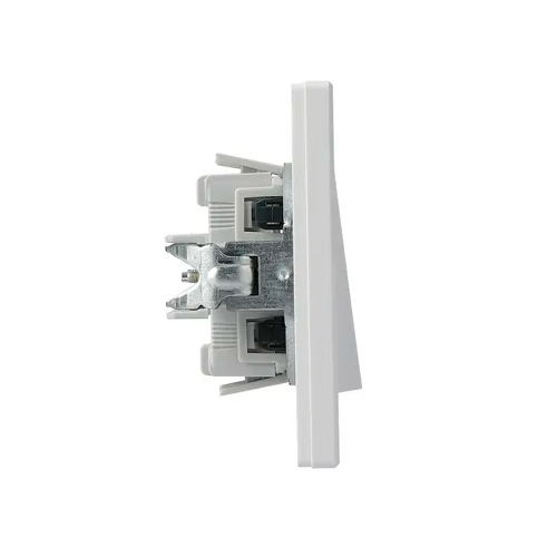 Built-in two way two-key switch with frame, Asfora