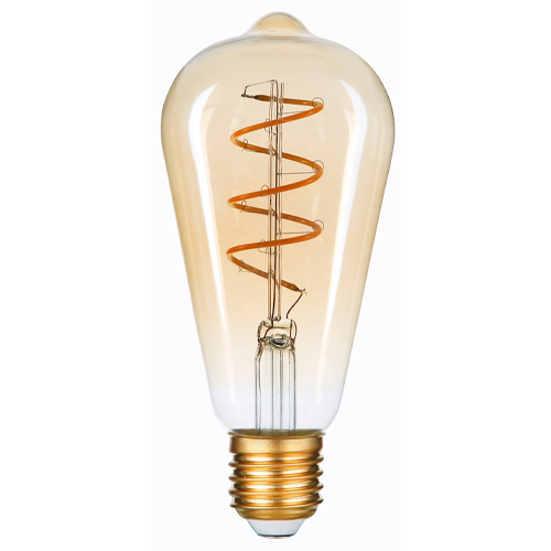 LED bulb E14, ST58, 4.5W, 400lm, 2700K, filament