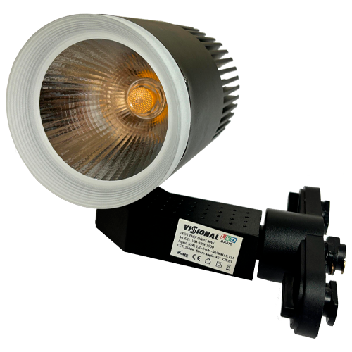 LED Рельсовый светильник 1F, 3 провода, 30W, 3500K