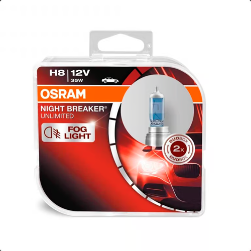 Halogen H8 bulb, NIGHT BREAKER UNLIMITED series