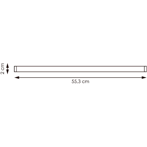 LED Universal linear light with sensor for lighting cabinets SENSE