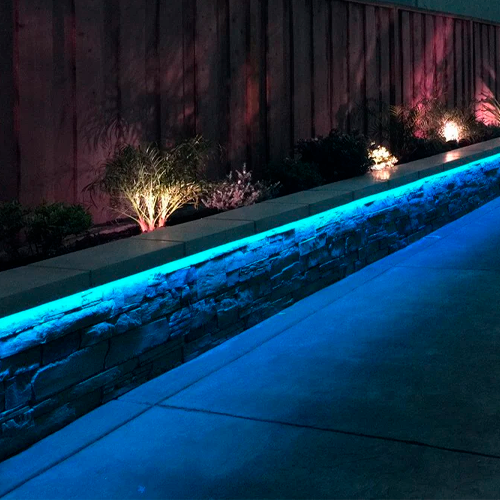 LED Neon strip 12V, blue, IP67, 5m, 6x12mm, NEON FLEX