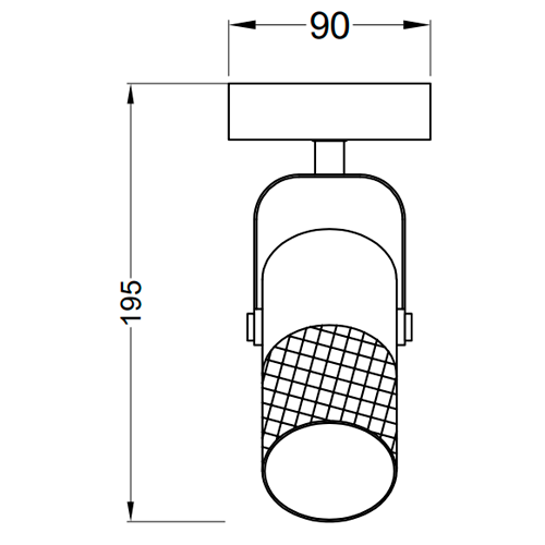 Ceiling lamp TOSH, excl. 3 x E14, max. 40W