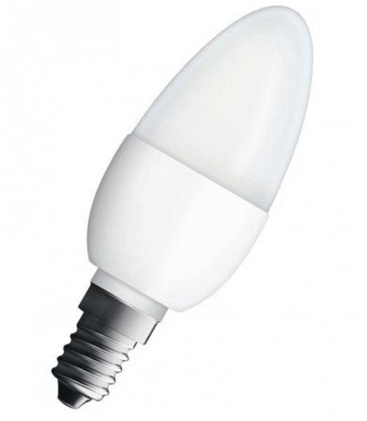 LED bulb E14, C37, 4.9W, 470lm, 2700K