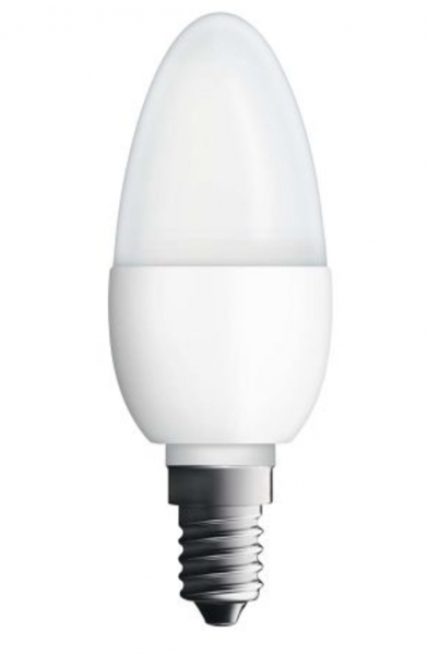 LED лампа E14, C37, 4.9W, 470lm, 2700K