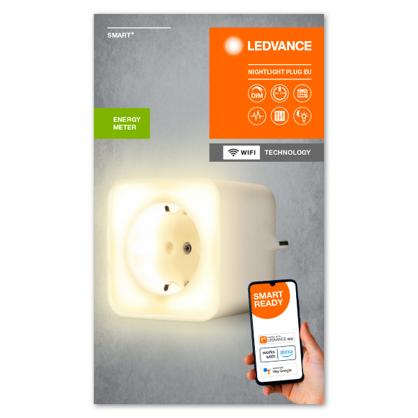 LED Smart socket - night light SMART+ WIFI