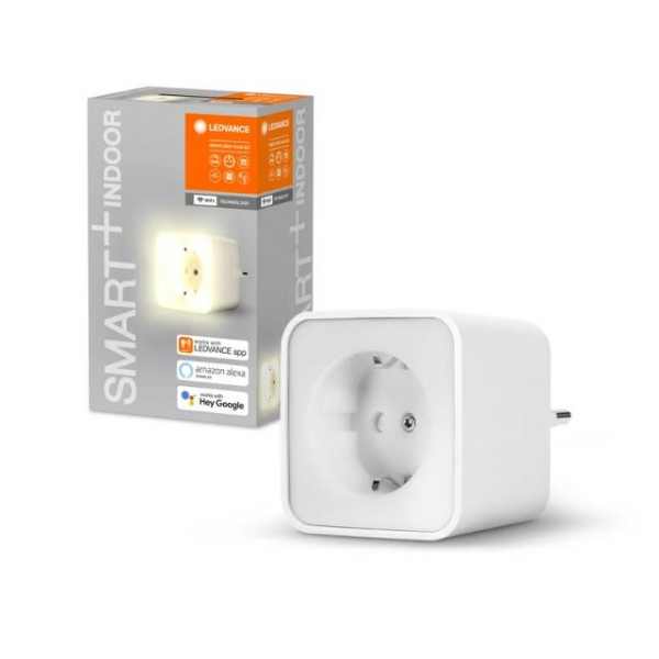 LED Viedā kontaktligzda - nakts gaismeklis SMART+ WIFI