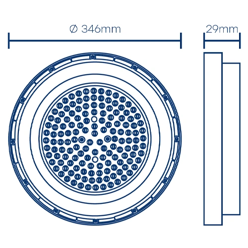 LED industrial 200W light UFO 20 000lm, 4000K, IP65