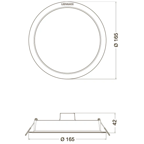 Recessed LED light 13W 4000K DOWNLIGHT IP44