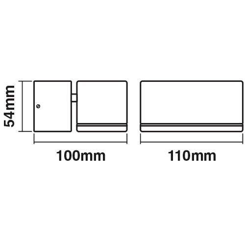 Фасадный светильник 7.5W, 3000K, IP44 ENDURA STYLE Mini Spot I