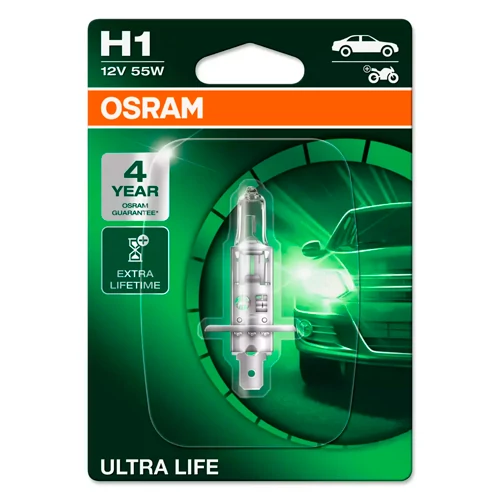 Halogen bulb H1, ULTRA LIFE series