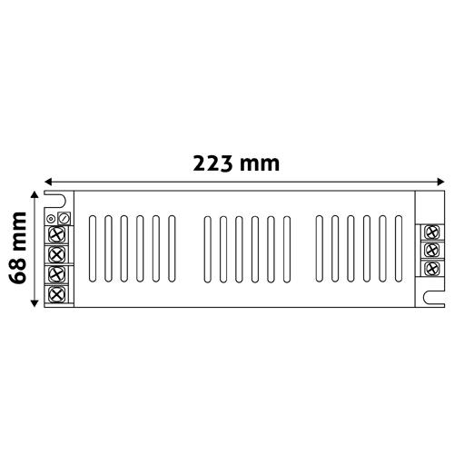 LED Импульсный блок питания 12В, 250Вт, IP20, 20,8А
