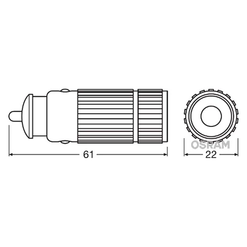 Pārlādējamais no piepīpētāja lukturītis LEDinspect FLASHLIGHT 15