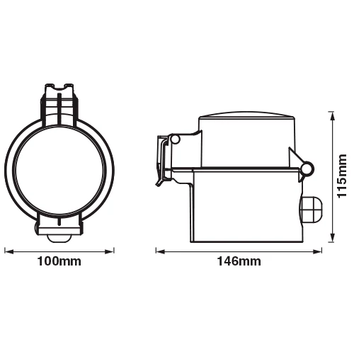 Умная уличная розетка с Bluetooth SMART+ OUTDOOR PLUG