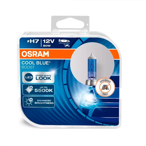 Halogen H7 bulb, COOL BLUE BOOST series