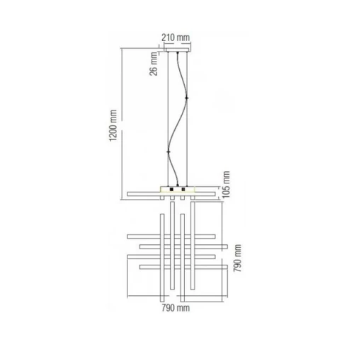 Hanging lamp ASFOR-85