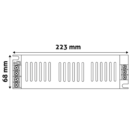 LED Pulse power supply unit 12V, 250W, IP20, 20.8A