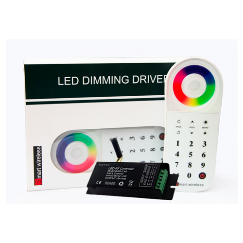 Мультизонный RGB Контроллер для LED ленты с пультом / Мультизонный контроллер для многоцветной ленты с пультом / Профессиональная система управления / 4752233000536 / 05-855