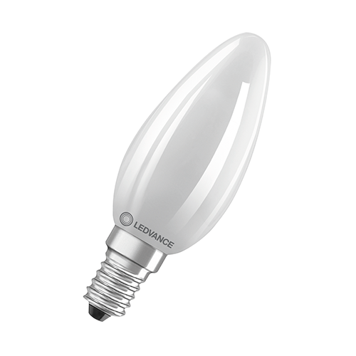 LED Dimmable bulb E14, C35, 5.5W, 806lm, 2700K