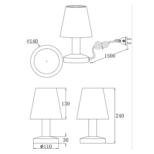Table Lamp MATS