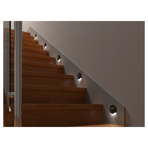 LED recessed stair and wall light 0.8W, 15lm, 3000K ERINUS LED O B-WW