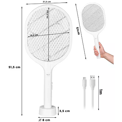 Insect killer lamp - fly swatter, 51.5 x 21.5 x 5 cm