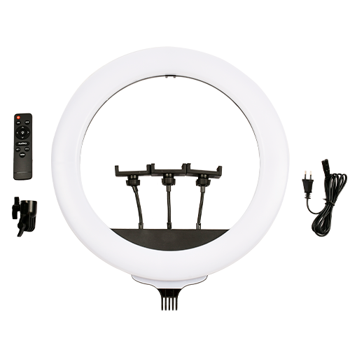 LED Selfie lamp 65W, CCT, Ø 52 cm