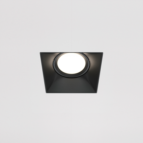 Built-in lamp - fixture, excl. GU10, IP20, black