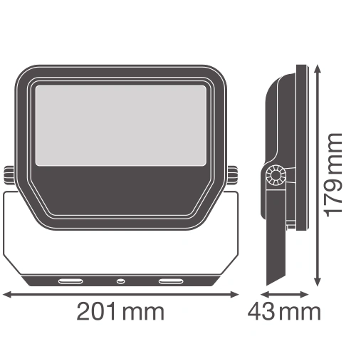 Āra LED prožektors 41W/27W, 4000K, IP65, 4000/6000Lm, FLOODLIGHT 50