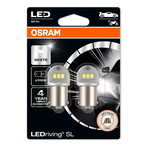 LED лампы R5W, 0.5W, 12V, 6000K, LEDriving SL серия