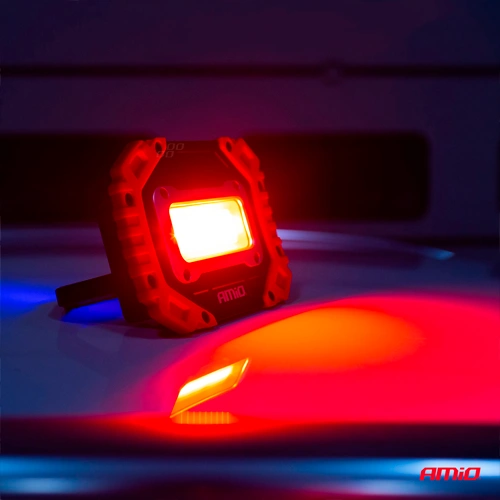 LED Worklight WT14, 1000Lm, 6500K + red, 4000mAh