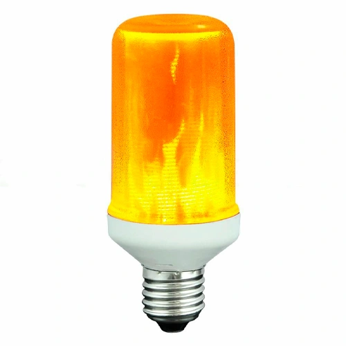 LED light bulb with flame imitation E27, 3W, T60, 1400K, FLAME