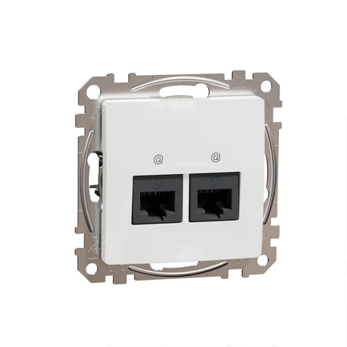 Built-in data 2xRJ45 socket CAT6 UTP, mechanical SEDNA Design