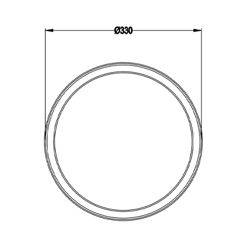 Потолочный светильник CLARIMO 18W, 3000K, IP44