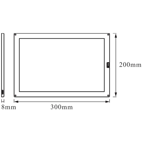 LED Panelis 30x20 cm CABINET LED PANEL