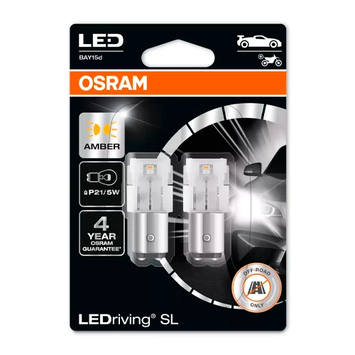 LED bulb P21/5W yellow, LEDriving SL series