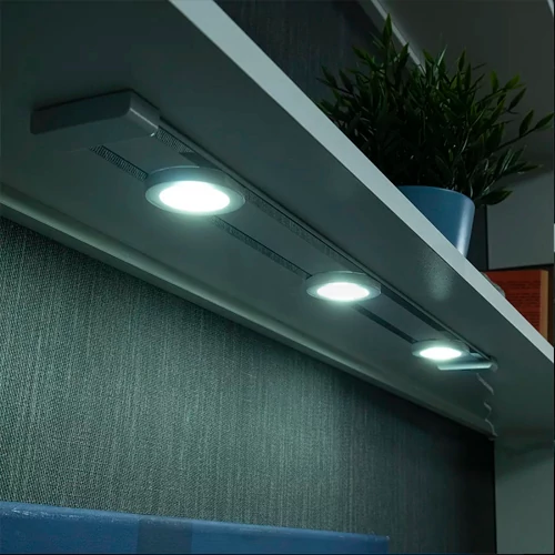 Wall and ceiling light with motion sensor