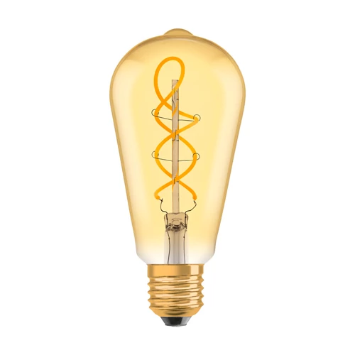 Vintage style LED bulb E27, ST64, 4W, 300lm, 2000K