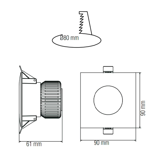 LED Recessed light JESSICA