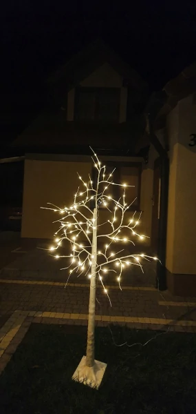 Decorative LED tree - birch