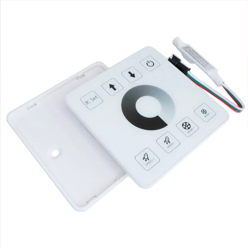 Wireless touch-sensitive wall controller for 24V running LED strip