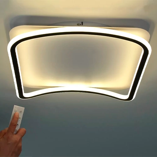 Griestu lampa ar tālvadības pulti Design Oyster Cole