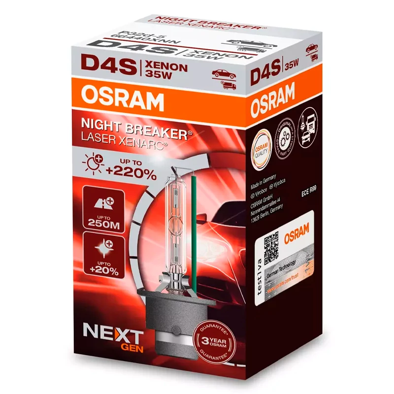 OSRAM D4S ksenona spuldze XENARC NIGHT BREAKER LASER (Next Gen)