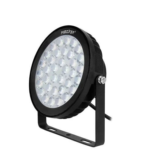 LED Viedais dārza un fasādes gaismeklis 25W, RGB+CCT, IP66