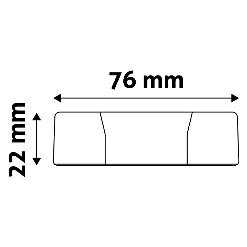 LED recessed panel 12W, 950lm, 3000K, IP20, 120°